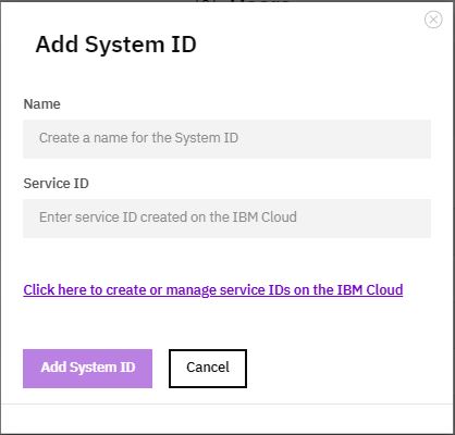 Add System ID