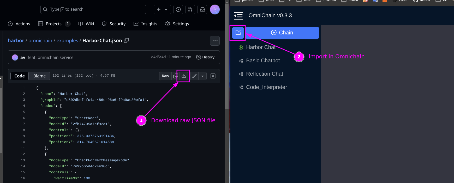 Import HarborChat